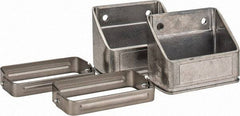 KabelSchlepp - 4.61 Inch Outside Width x 2.6 Inch Outside Height, Cable and Hose Carrier Stainless Steel Tube Mounting Bracket Set - 5.51 Inch Bend Radius, 4.01 Inch Inside Width x 2.05 Inch Inside Height - Eagle Tool & Supply