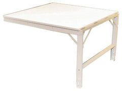 Phillocraft - 48 Wide x 42" Deep x 33" High, Production Table - Comfort Edge, Adjustable Height Legs - Eagle Tool & Supply