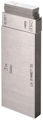 Starrett - 0.25" Rectangular Steel Gage Block - Accuracy Grade 0 - Eagle Tool & Supply