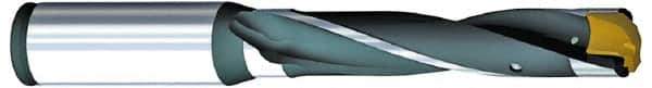 Kennametal - 18.26 to 18.76mm Diam, 5xD, 100.08mm Max Depth, 3/4" Shank Diam, 129.33mm Flute, 184.15mm OAL, Replaceable Tip Drill - KSEM0719 Insert, 2 Seat Size, Series KSEM - Eagle Tool & Supply