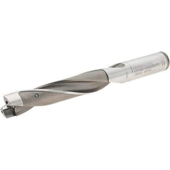 Kennametal - 19.05 to 19.55mm Diam, 5xD, 100mm Max Depth, 3/4" Shank Diam, 129.33mm Flute, 184.15mm OAL, Replaceable Tip Drill - KSEM0750 Insert, 2 Seat Size, Series KSEM - Eagle Tool & Supply