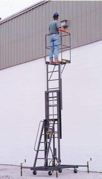 Ballymore - 300 Lb Capacity One Person Lift - 180" Lift Height, Battery Operated - Eagle Tool & Supply