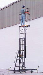 Ballymore - 300 Lb Capacity One Person Lift - 180" Lift Height, Battery Operated - Eagle Tool & Supply