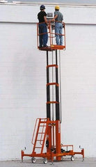 Ballymore - 500 lbs. Load Capacity Two Person Lift - 25 Ft. Working Height, 6.33 Ft. Min Height, 19.25 Ft. Max Height, 120V/60HZ/1PHAC - Eagle Tool & Supply