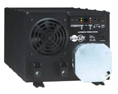 Tripp-Lite - Hardwire Connection, 24 VDC Input, 120 VAC Output, 112 Amp Input Rating, 4,800 Peak Wattage, Surface Mount Power Inverter - 8-1/2" Wide x 16-1/4" Deep x 7-1/4" High, 2,400 Watt Continuous Output Power, Fan Cooled - Eagle Tool & Supply