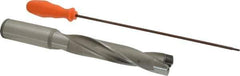 Kennametal - 29.37 to 29.87mm Diam, 5xD, 150mm Max Depth, 1-1/4" Shank Diam, 186.48mm Flute, 273.05mm OAL, Replaceable Tip Drill - KSEM1156 Insert, 7 Seat Size, Series KSEM - Eagle Tool & Supply