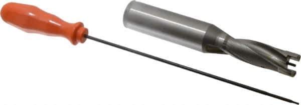 Kennametal - 19.84 to 20mm Diam, 3xD, 59.53mm Max Depth, 1" Shank Diam, 3.09" Flute, 6-1/4" OAL, Replaceable Tip Drill - KSEM0781 Insert, 2 Seat Size, Series KSEM - Eagle Tool & Supply