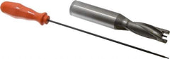 Kennametal - 19.84 to 20mm Diam, 3xD, 59.53mm Max Depth, 1" Shank Diam, 3.09" Flute, 6-1/4" OAL, Replaceable Tip Drill - KSEM0781 Insert, 2 Seat Size, Series KSEM - Eagle Tool & Supply