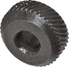 Value Collection - 3/16 Inch Face Width, 5/8 Inch Diameter, High Speed Steel Knurl Wheel Set - 7/32 Inch Hole Diameter, Beveled Face Knurl, Left and Right Hand Diagonal Pattern, Form - Exact Industrial Supply