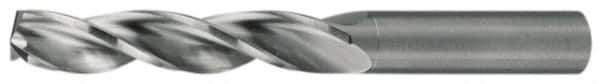 Walter-Titex - 5mm 150° Solid Carbide Jobber Drill - Bright Finish, Right Hand Cut, Spiral Flute, Straight Shank, 2-7/16" OAL, Standard Point - Eagle Tool & Supply
