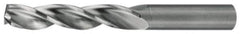 Walter-Titex - 9.2mm 150° Solid Carbide Jobber Drill - Bright Finish, Right Hand Cut, Spiral Flute, Straight Shank, 3-5/16" OAL, Standard Point - Eagle Tool & Supply