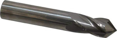 Melin Tool - 1/2" Diam, 1" LOC, 4 Flute, 90° Point Angle, Solid Carbide Drill Mill - Uncoated, 3" OAL, 1/2" Shank Diam - Eagle Tool & Supply