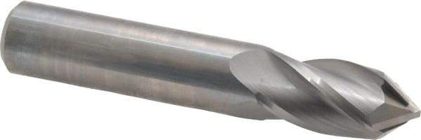 Melin Tool - 5/8" Diam, 1-1/4" LOC, 4 Flute, 90° Point Angle, Solid Carbide Drill Mill - Uncoated, 3-1/2" OAL, 5/8" Shank Diam - Eagle Tool & Supply