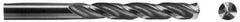 SGS - 15/32" 150° Solid Carbide Jobber Drill - Bright Finish, Right Hand Cut, Spiral Flute, Straight Shank, 4-3/4" OAL, Standard Point - Eagle Tool & Supply