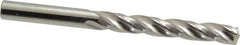 SGS - 5/16" 150° Solid Carbide Jobber Drill - Bright Finish, Right Hand Cut, Spiral Flute, Straight Shank, 3-3/4" OAL, Standard Point - Eagle Tool & Supply