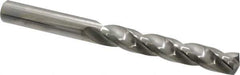 SGS - 29/64" 150° Solid Carbide Jobber Drill - Bright Finish, Right Hand Cut, Spiral Flute, Straight Shank, 4-3/4" OAL, Standard Point - Eagle Tool & Supply