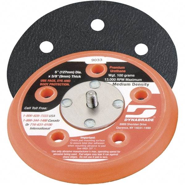 Dynabrade - Disc Backing Vacuum Replacement Pad - Medium Density, 12,000 RPM - Eagle Tool & Supply