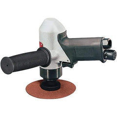 Dynabrade - 4-1/2 to 5" Disc, 11,000 RPM, Pneumatic Handheld Disc Sander - 32 CFM, 1/4 NPT Inlet, 0.7 hp, 90 psi - Eagle Tool & Supply