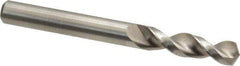 Accupro - 5/16" 130° Parabolic Flute Cobalt Screw Machine Drill Bit - Bright Finish, Right Hand Cut, 1.457" Flute Length, 3.11" OAL, Split Point, Straight Shank - Eagle Tool & Supply