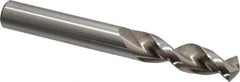 Accupro - 31/64" 130° Parabolic Flute Cobalt Screw Machine Drill Bit - Bright Finish, Right Hand Cut, 2.008" Flute Length, 4.016" OAL, Split Point, Straight Shank - Eagle Tool & Supply