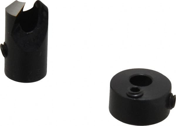 Vernon - 5/16" Cutter Diam, 5/32" Drill Compatibility, 1/4" Collar Thickness, Adjustable Depth Drill Countersink - Eagle Tool & Supply