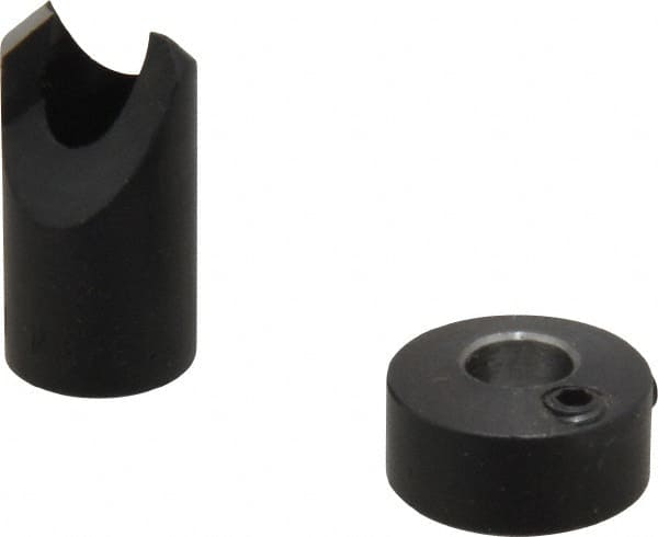 Vernon - 3/8" Cutter Diam, 13/64" Drill Compatibility, 1/4" Collar Thickness, Adjustable Depth Drill Countersink - Eagle Tool & Supply