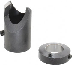 Vernon - 13/16" Cutter Diam, 17/32" Drill Compatibility, 5/16" Collar Thickness, Adjustable Depth Drill Countersink - Eagle Tool & Supply