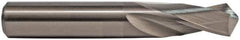 M.A. Ford - 33/64" 118° Spiral Flute Solid Carbide Screw Machine Drill Bit - TiN Finish, Right Hand Cut, 1-3/8" Flute Length, 3-1/2" OAL, Straight Shank - Eagle Tool & Supply