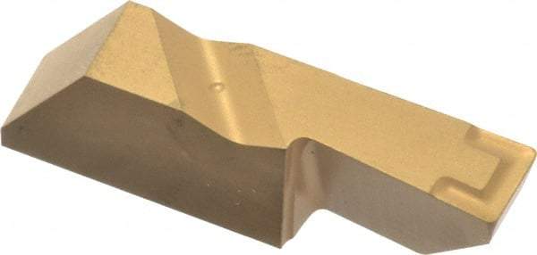 Kennametal - 4250NFD K Grade KC850, 6.35mm Cutting Width Carbide Grooving Insert - 12.7mm Max Depth of Cut, Right Hand, 0.57mm Corner Radius, TiC/TiCN/TiN Finish - Eagle Tool & Supply