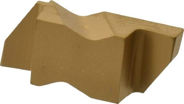 Kennametal - 3097NG Grade KC850, 2.46mm Cutting Width Carbide Grooving Insert - 3.81mm Max Depth of Cut, Right Hand, 0.32mm Corner Radius, TiC/TiCN/TiN Finish - Eagle Tool & Supply