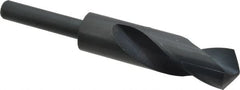 Interstate - 63/64" Drill, 118° Point, High Speed Steel Silver Deming & Reduced Shank Drill Bit - Eagle Tool & Supply