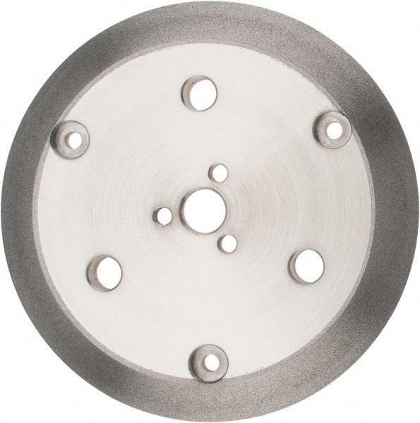 Made in USA - 6" Diam, 5/8" Hole Size, 1/16" Overall Thickness, Tool & Cutter Grinding Wheel - Medium Grade, Diamond, 6,000 RPM - Eagle Tool & Supply