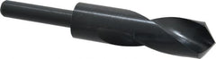 Interstate - 1-1/32" Drill, 118° Point, High Speed Steel Silver Deming & Reduced Shank Drill Bit - Eagle Tool & Supply