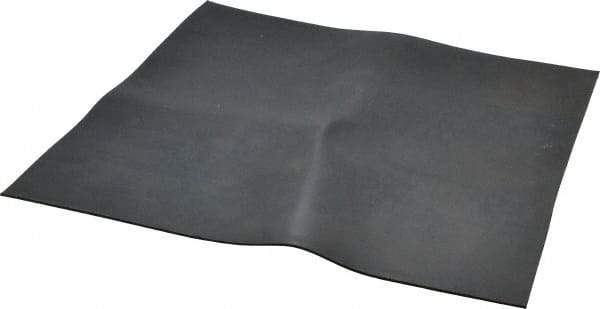 Made in USA - 12" Long, 12" Wide, 0.093" Thick, Neoprene Rubber Foam Sheet - 65 to 75 Durometer, Black, -40 to 220°F, 1,500 psi Tensile Strength, Stock Length - Eagle Tool & Supply