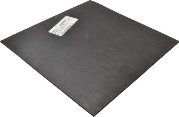 Made in USA - 12" Long, 12" Wide, 3/16" Thick, Buna-N Rubber Foam Sheet - 45 to 55 Durometer, Black, -40 to 212°F, 1,500 psi Tensile Strength, Stock Length - Eagle Tool & Supply