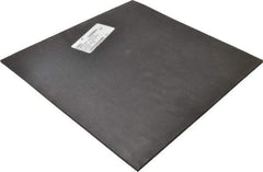 Made in USA - 12" Long, 12" Wide, 3/16" Thick, Buna-N Rubber Foam Sheet - 45 to 55 Durometer, Black, -40 to 212°F, 1,500 psi Tensile Strength, Stock Length - Eagle Tool & Supply