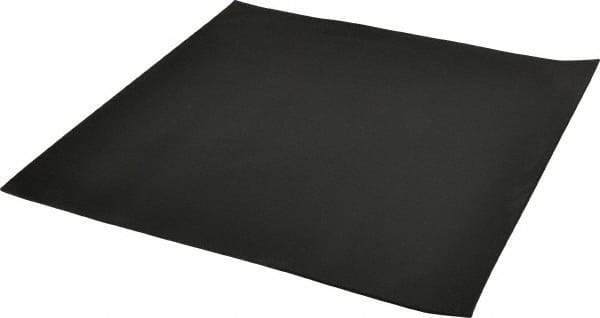 Made in USA - 12" Long, 12" Wide, 0.093" Thick, Buna-N Rubber Foam Sheet - 65 to 75 Durometer, Black, -40 to 212°F, 1,500 psi Tensile Strength, Stock Length - Eagle Tool & Supply