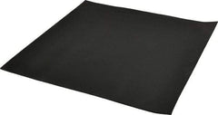 Made in USA - 12" Long, 12" Wide, 0.093" Thick, Buna-N Rubber Foam Sheet - 65 to 75 Durometer, Black, -40 to 212°F, 1,500 psi Tensile Strength, Stock Length - Eagle Tool & Supply