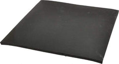 Made in USA - 12" Long, 12" Wide, 3/8" Thick, Buna-N Rubber Foam Sheet - 65 to 75 Durometer, Black, -40 to 212°F, 1,500 psi Tensile Strength, Stock Length - Eagle Tool & Supply