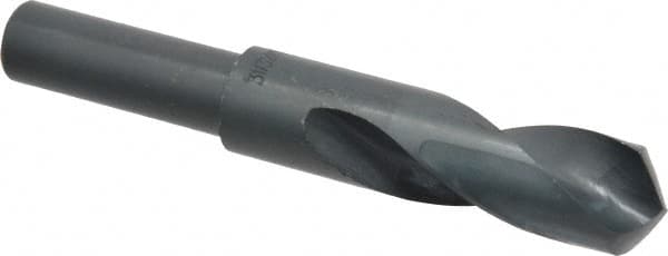 Interstate - 31/32" Drill, 118° Point, High Speed Steel Silver Deming & Reduced Shank Drill Bit - Eagle Tool & Supply