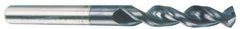 Accupro - 0.3425" 130° Parabolic Flute Cobalt Screw Machine Drill Bit - TiAlN Finish, Right Hand Cut, 1.575" Flute Length, 3.307" OAL, Split Point, Straight Shank - Eagle Tool & Supply