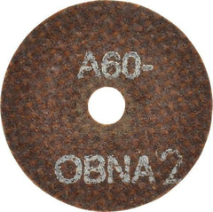 Norton - 1-1/2" 60 Grit Aluminum Oxide Cutoff Wheel - 0.035" Thick, 1/4" Arbor, 40,745 Max RPM, Use with Die Grinders - Eagle Tool & Supply