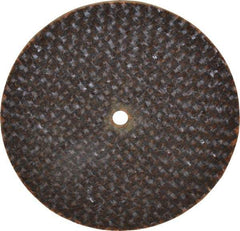 Norton - 2" 60 Grit Aluminum Oxide Cutoff Wheel - 0.06" Thick, 1/8" Arbor, 30,560 Max RPM, Use with Die Grinders - Eagle Tool & Supply