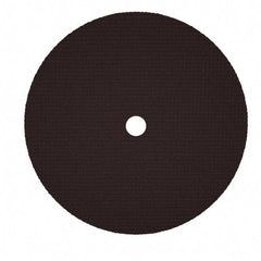 Norton - 4" 60 Grit Aluminum Oxide Cutoff Wheel - 0.04" Thick, 3/8" Arbor, 19,100 Max RPM, Use with Die Grinders - Eagle Tool & Supply