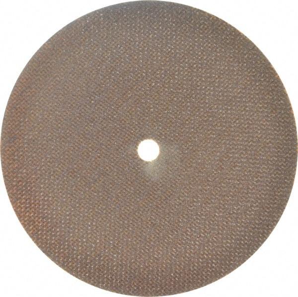 Norton - 7" 60 Grit Aluminum Oxide Cutoff Wheel - 0.035" Thick, 1/2" Arbor, 8,730 Max RPM, Use with Stationary Grinders - Eagle Tool & Supply