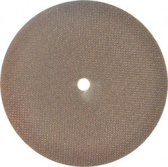 Norton - 7" 60 Grit Aluminum Oxide Cutoff Wheel - 0.035" Thick, 1/2" Arbor, 8,730 Max RPM, Use with Stationary Grinders - Eagle Tool & Supply