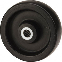 Fairbanks - 6 Inch Diameter x 2 Inch Wide, Polyolefin Caster Wheel - 1,200 Lb. Capacity, 2-3/16 Inch Hub Length, 3/4 Inch Axle Diameter, Roller Bearing - Eagle Tool & Supply