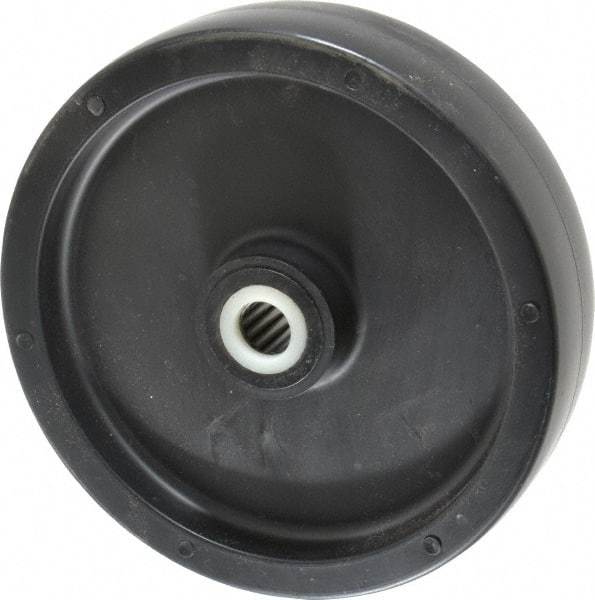 Fairbanks - 8 Inch Diameter x 2 Inch Wide, Polyolefin Caster Wheel - 1,400 Lb. Capacity, 2-3/16 Inch Hub Length, 3/4 Inch Axle Diameter, Roller Bearing - Eagle Tool & Supply