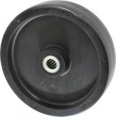 Fairbanks - 8 Inch Diameter x 2 Inch Wide, Polyolefin Caster Wheel - 1,400 Lb. Capacity, 2-3/16 Inch Hub Length, 3/4 Inch Axle Diameter, Roller Bearing - Eagle Tool & Supply