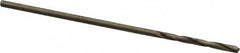 Interstate - #60 118° Spiral Flute High Speed Steel Screw Machine Drill Bit - Eagle Tool & Supply